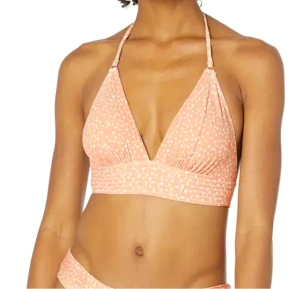 Robin Piccone designer Ally swim bikini SET in Blush with white polkadots. - Picture 3 of 8